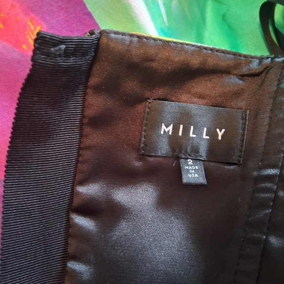 Milly Strapless Multicolor Evening Gown Size 2 - Picture 7 of 9